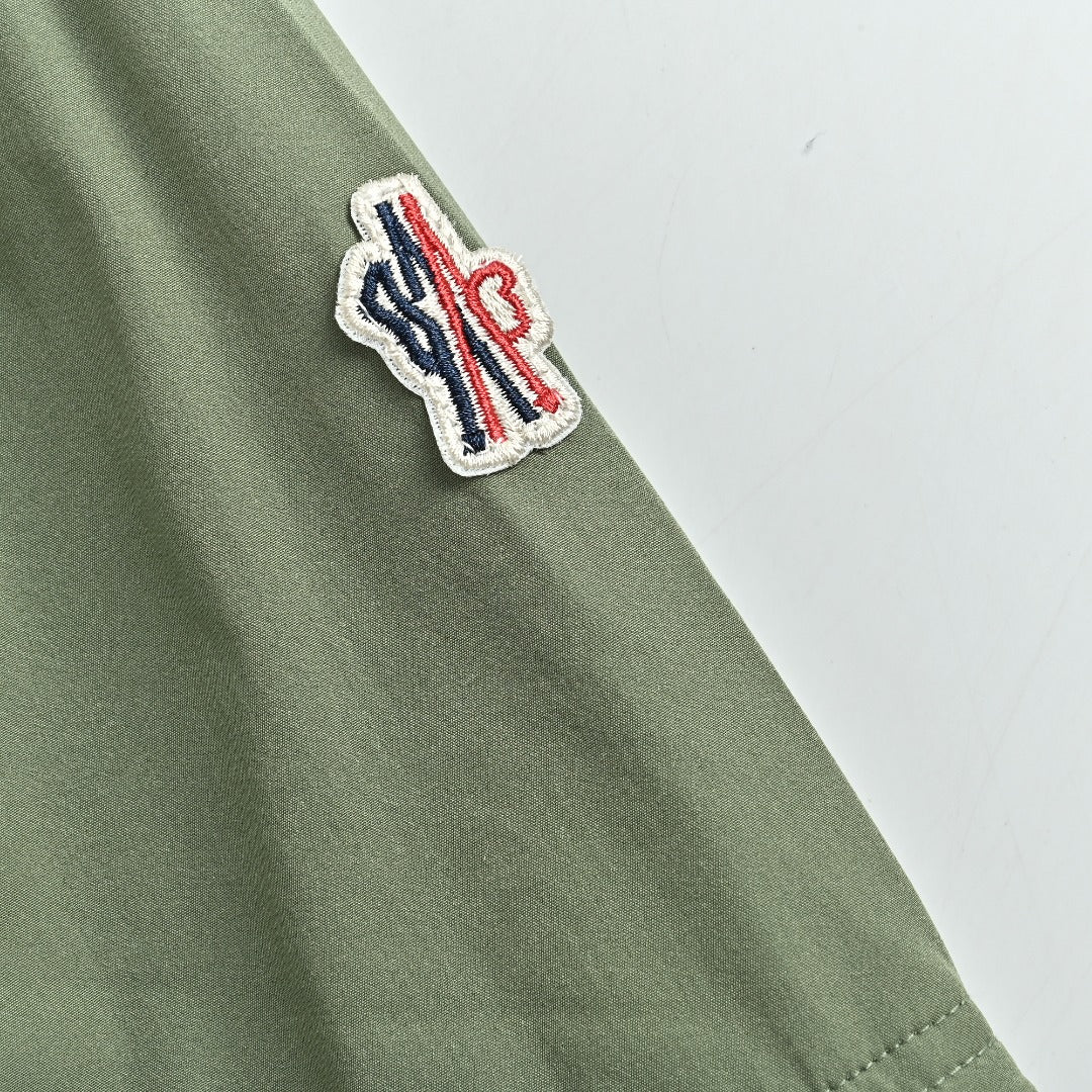Moncler Grenoble Olive Green Detachable Utility Jacket