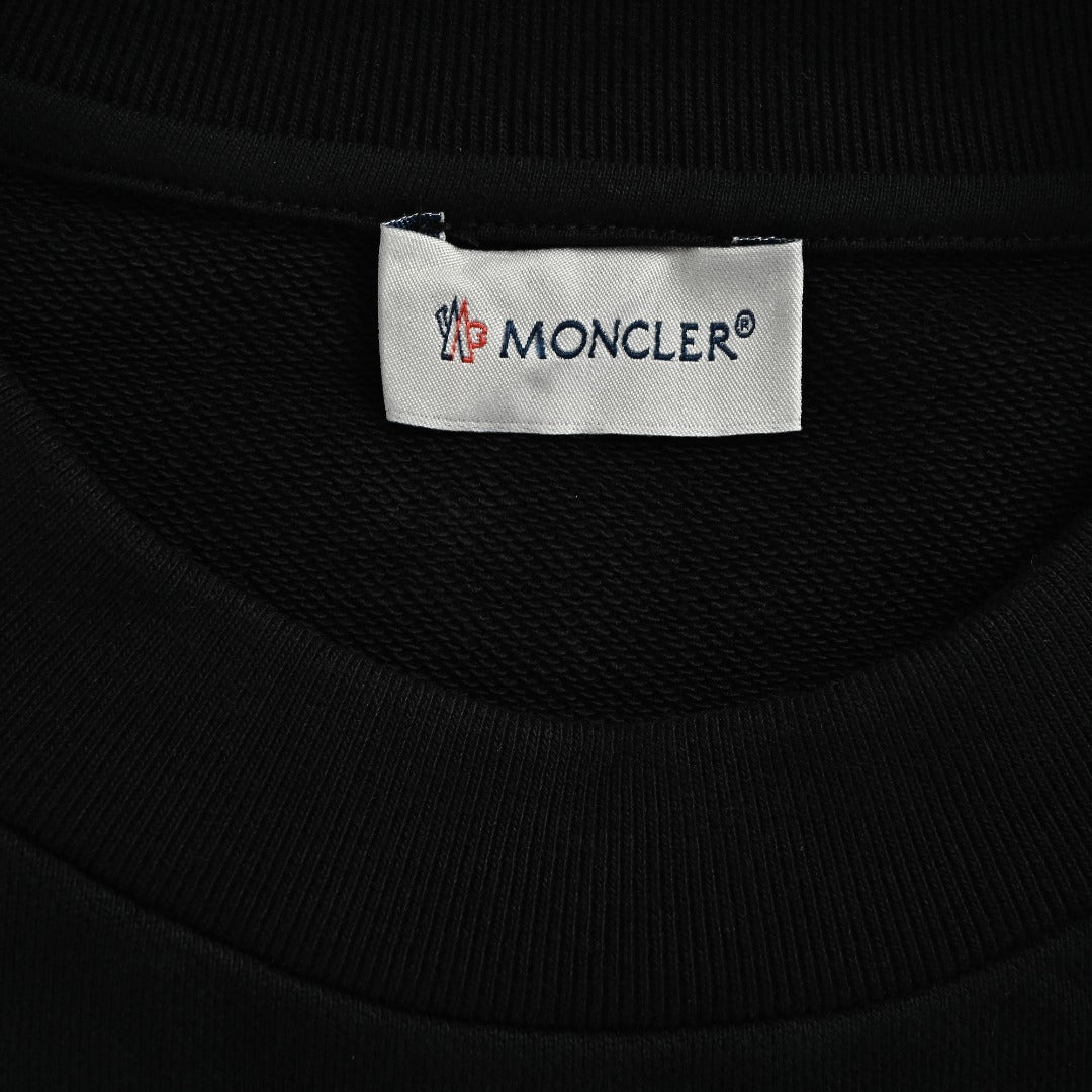 Moncler Embossed-Chest Logo Hooded Zip Jacket