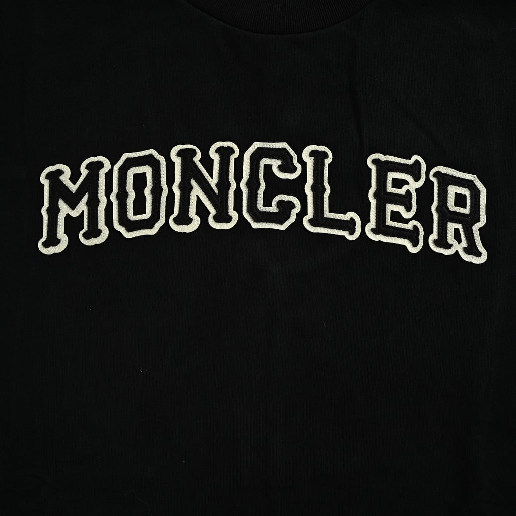 Moncler Embossed-Chest Logo Hooded Zip Jacket