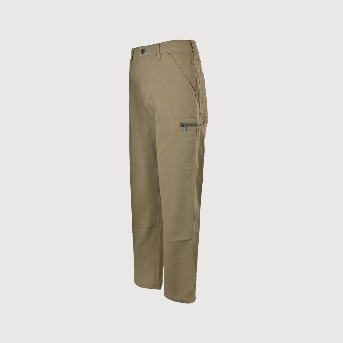 Moncler MC Khaki Straight-Leg Zip-Pocket Trousers