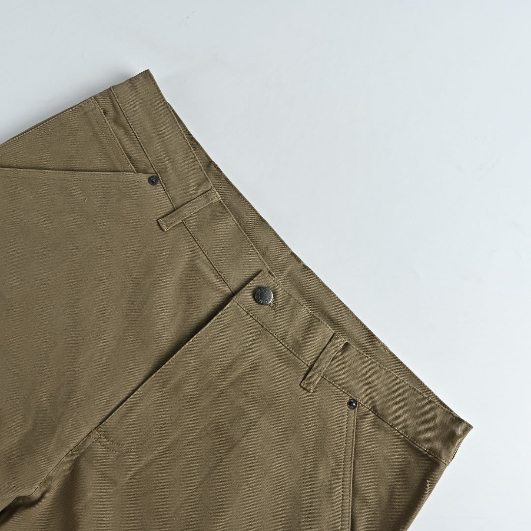 Moncler MC Khaki Straight-Leg Zip-Pocket Trousers