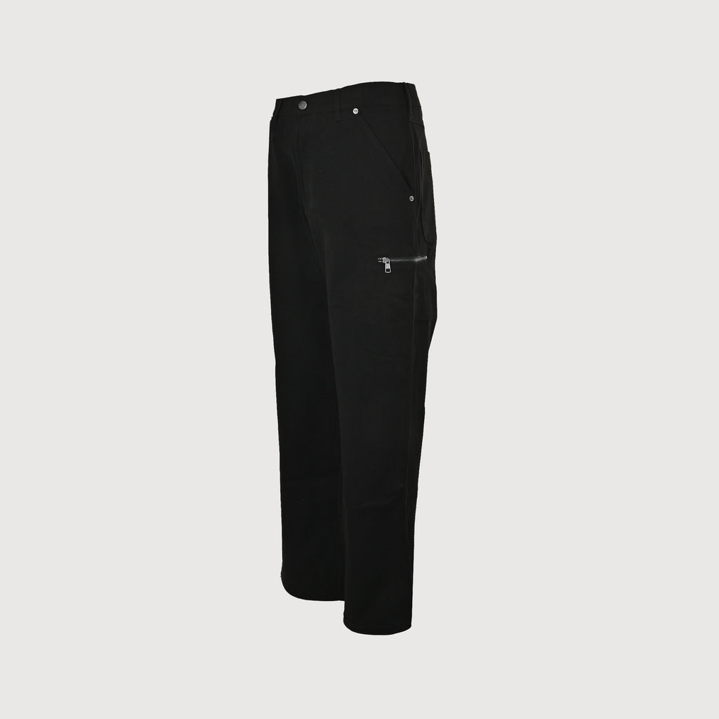 Moncler MC Black Zip-Pocket Straight-Leg Trousers