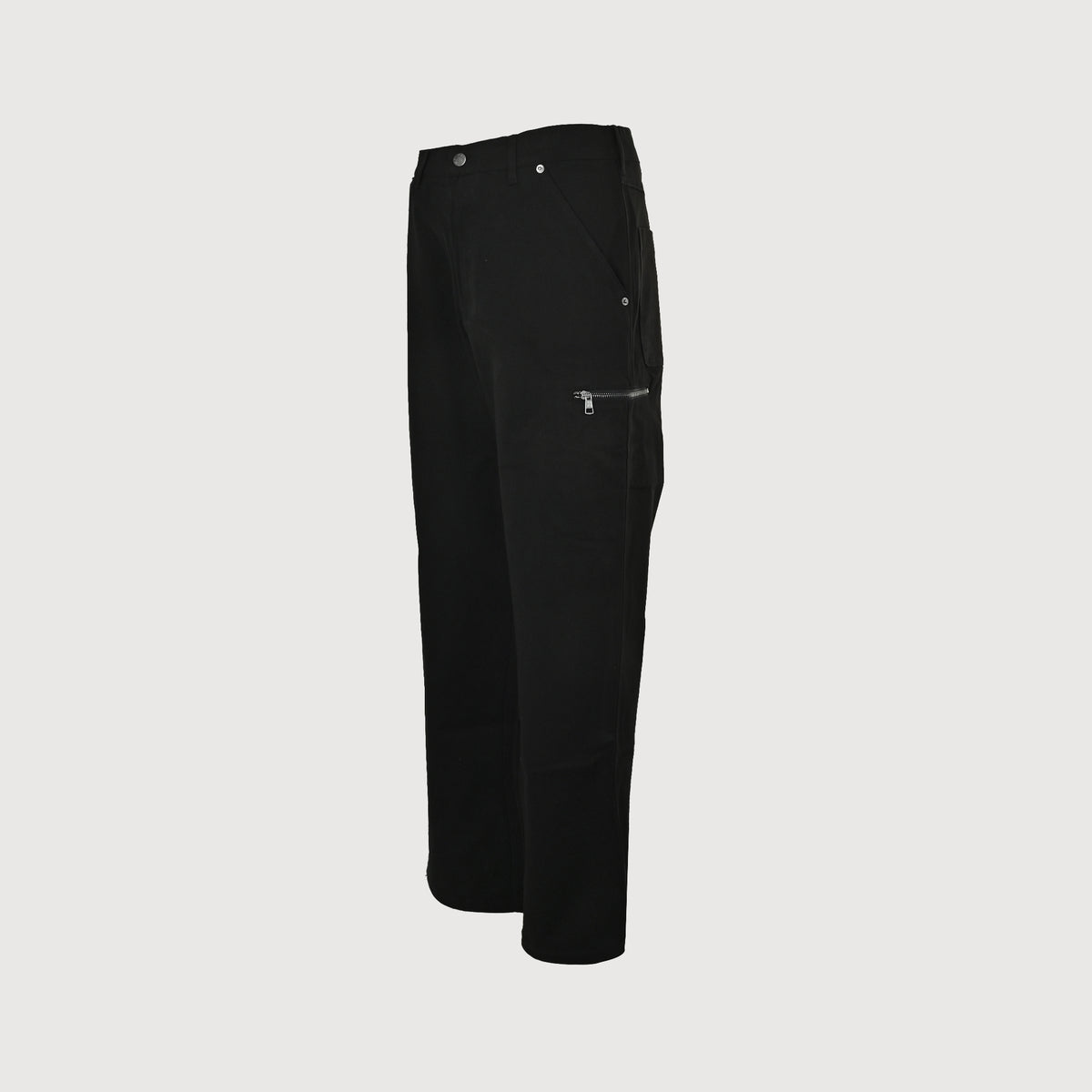 Moncler MC Black Zip-Pocket Straight-Leg Trousers