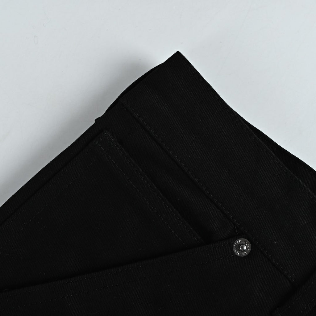 Moncler MC Black Zip-Pocket Straight-Leg Trousers