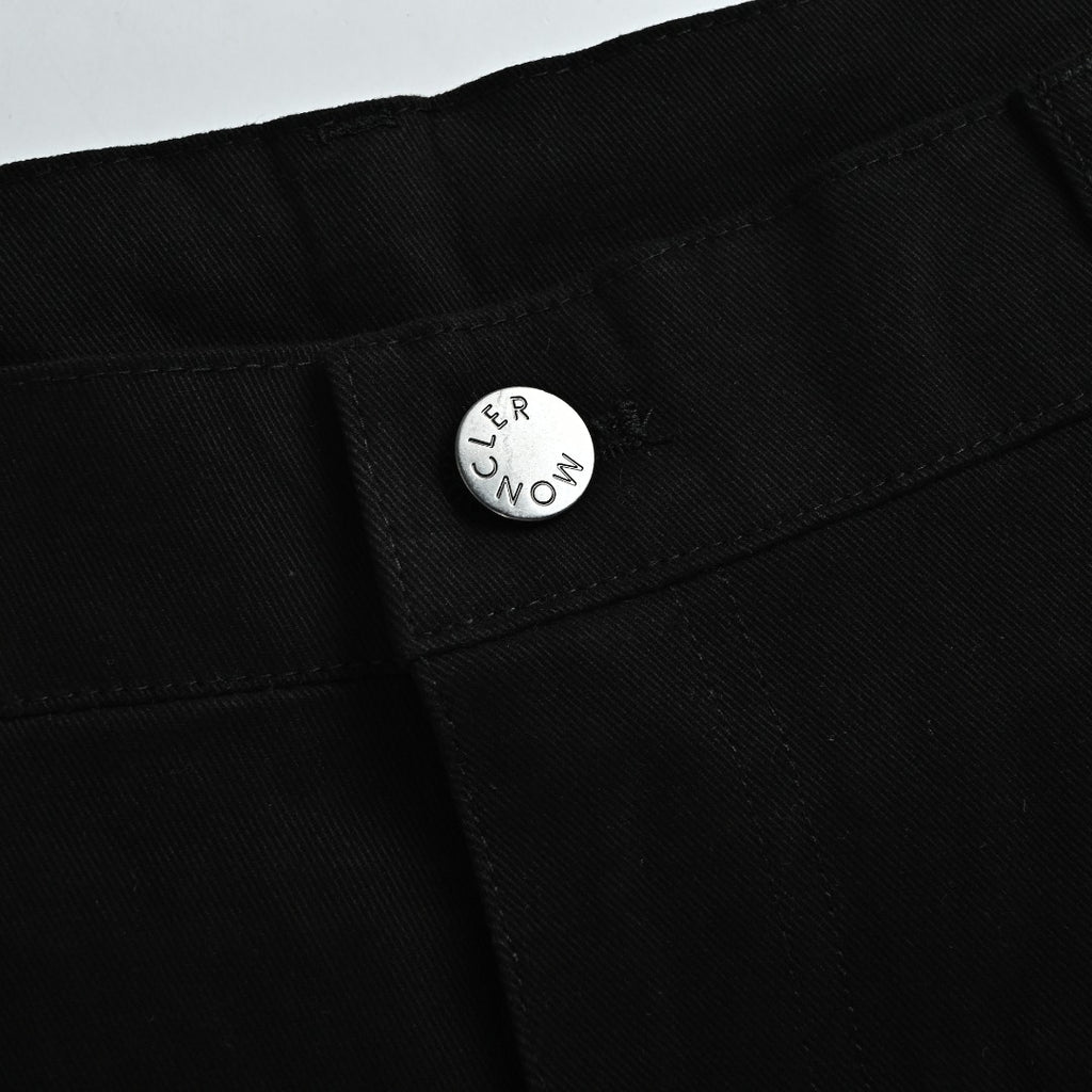 Moncler MC Black Zip-Pocket Straight-Leg Trousers
