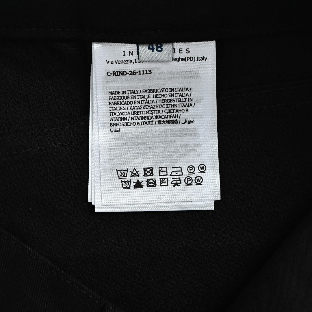 Moncler MC Black Zip-Pocket Straight-Leg Trousers