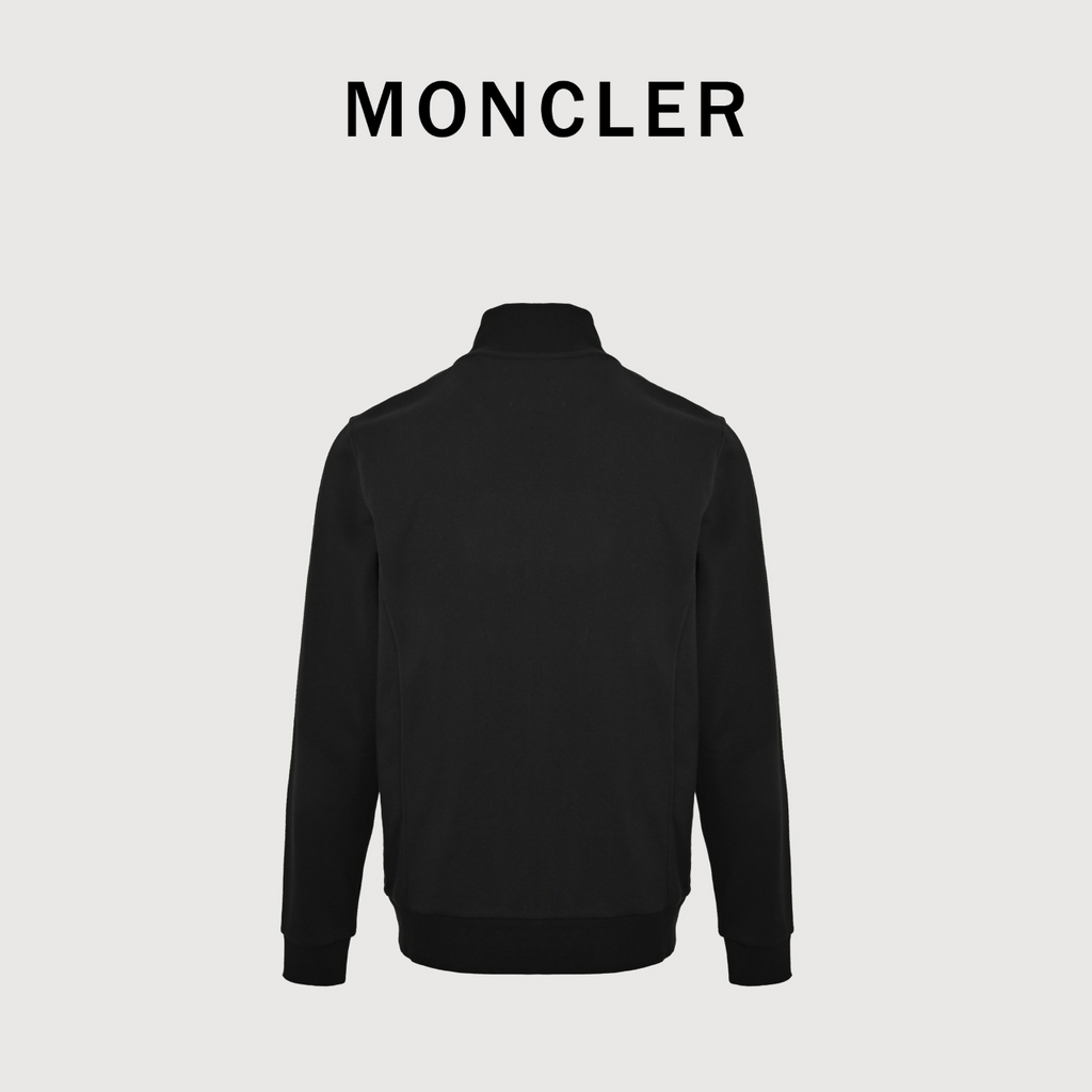 Moncler 26FW Black Classic Logo Zip-Up Jacket
