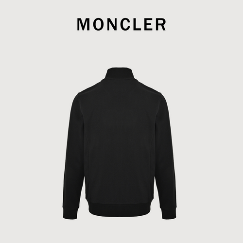 Moncler 26FW Black Classic Logo Zip-Up Jacket