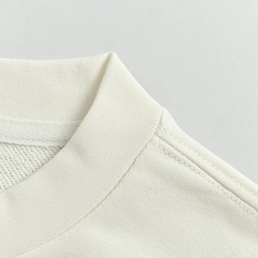 Moncler 26SS White Contrast-Logo Crewneck Sweatshirt