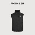 Moncler MC Black Zip-Pocket Vest with Hidden Hood