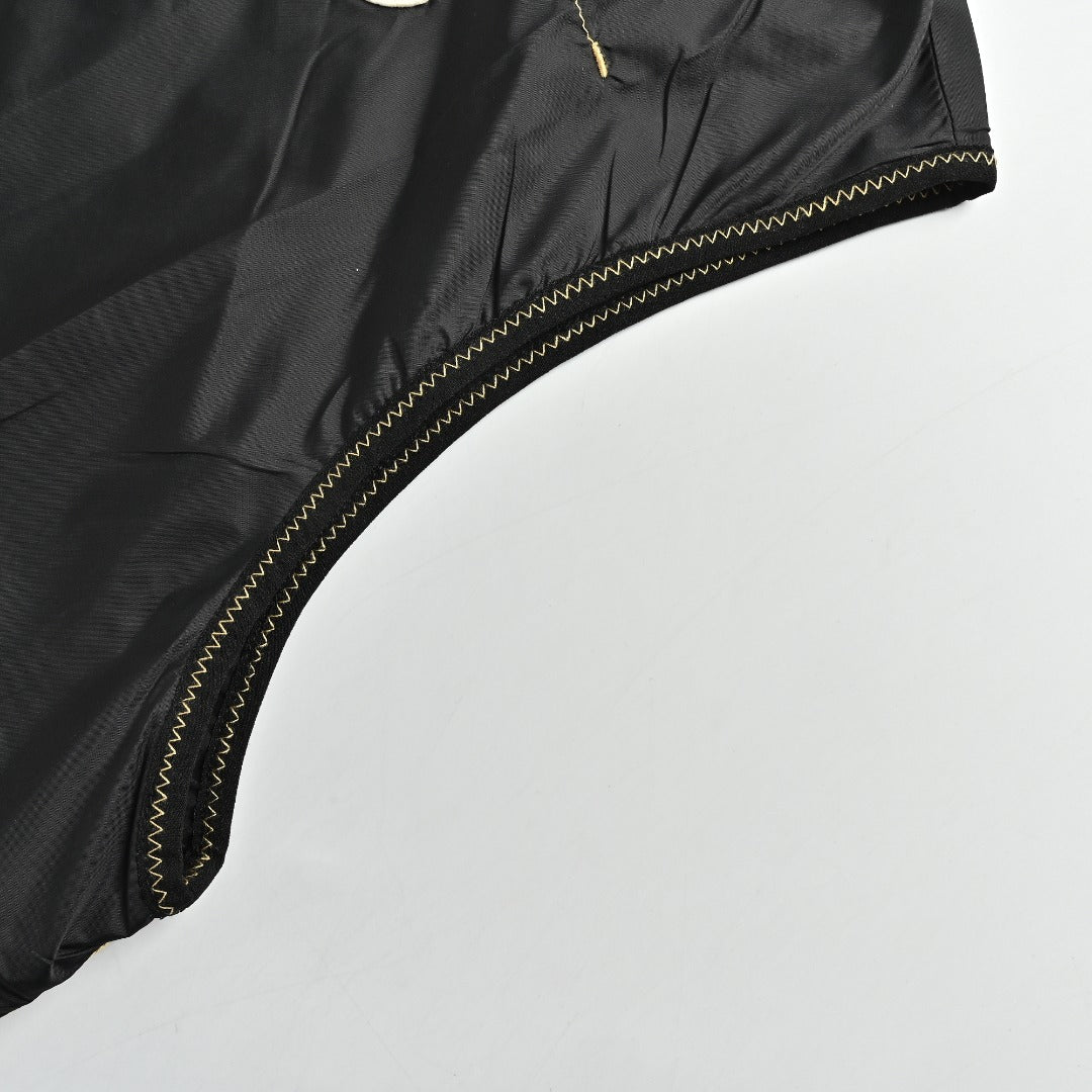 Moncler MC Black Zip-Pocket Vest with Hidden Hood