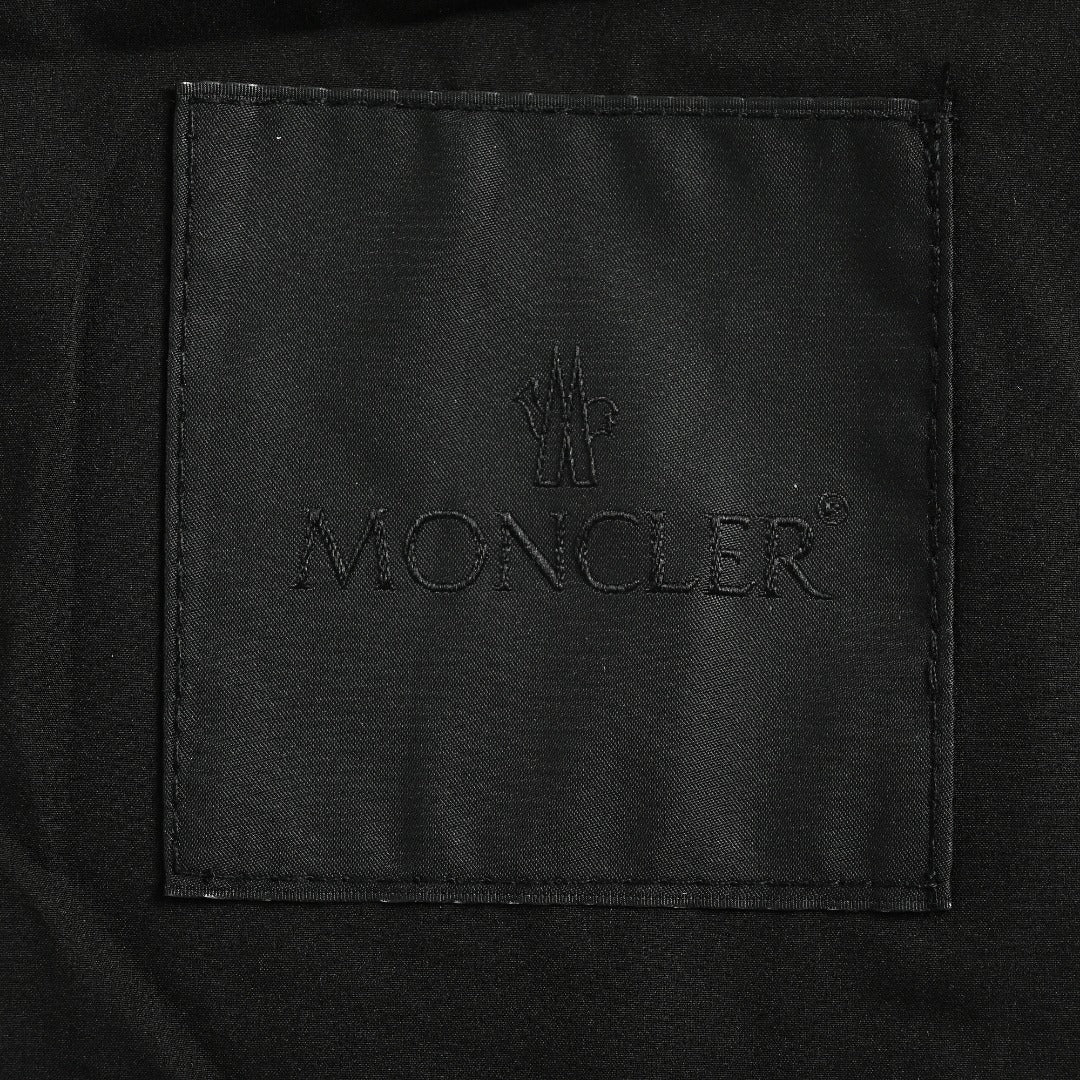 Moncler MC Black Zip-Pocket Vest with Hidden Hood