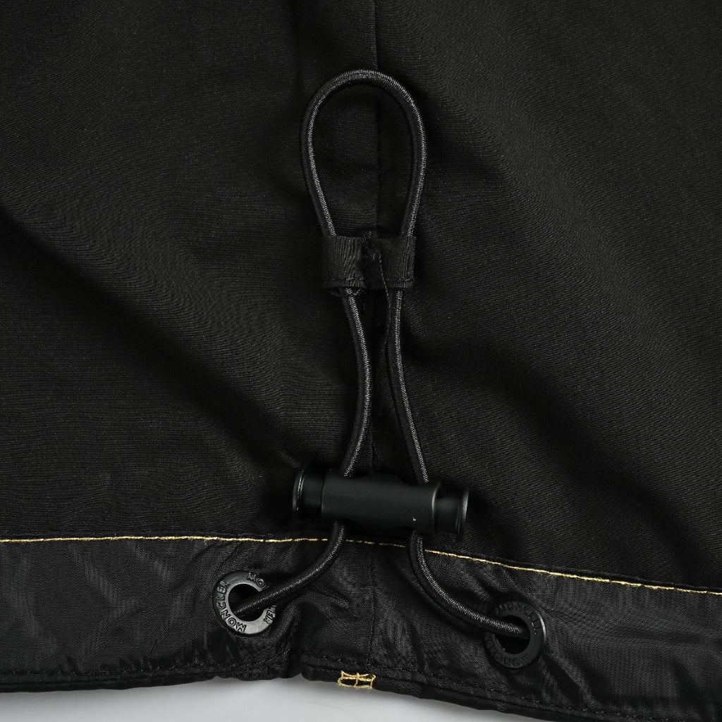 Moncler MC Black Zip-Pocket Vest with Hidden Hood