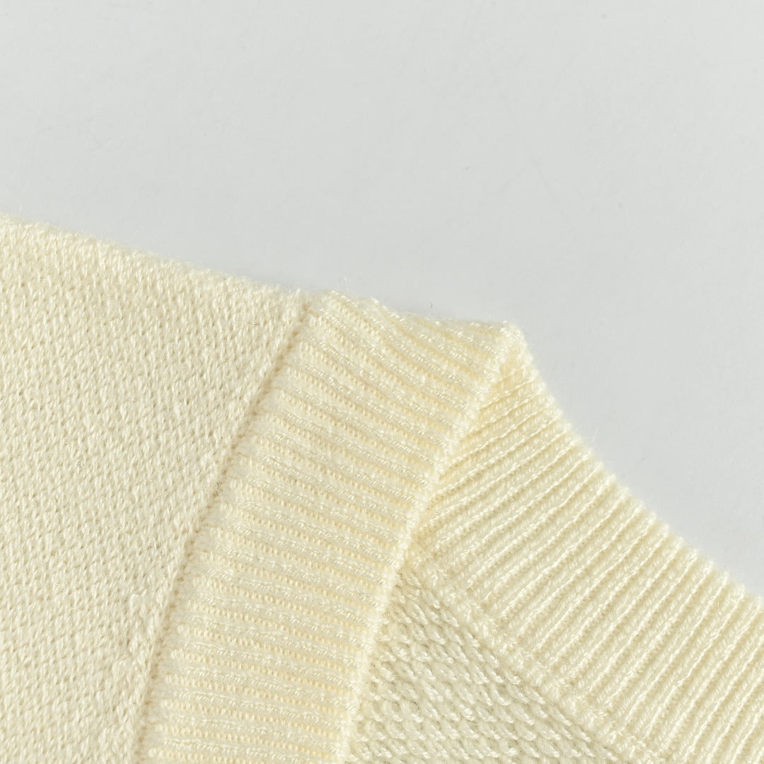 Moncler MC Black Crewneck Sweater with Sleeve Pocket