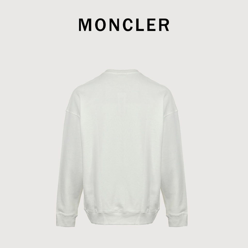 Moncler 2026 Spring/Summer Crewneck Sweatshirt with Chest Graphic