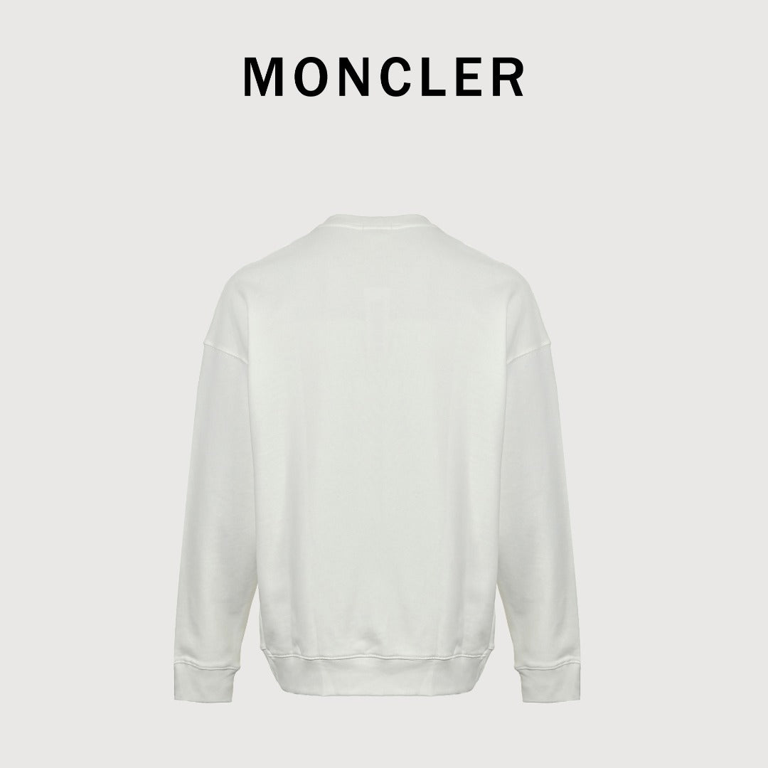 Moncler 2026 Spring/Summer Crewneck Sweatshirt with Chest Graphic