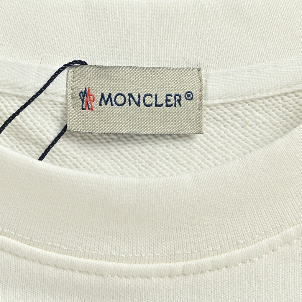 Moncler 2026 Spring/Summer Crewneck Sweatshirt with Chest Graphic
