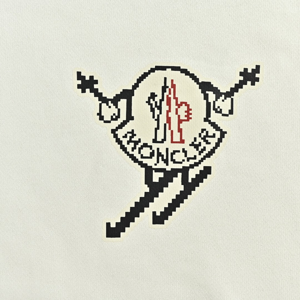 Moncler 2026 Spring/Summer Crewneck Sweatshirt with Chest Graphic