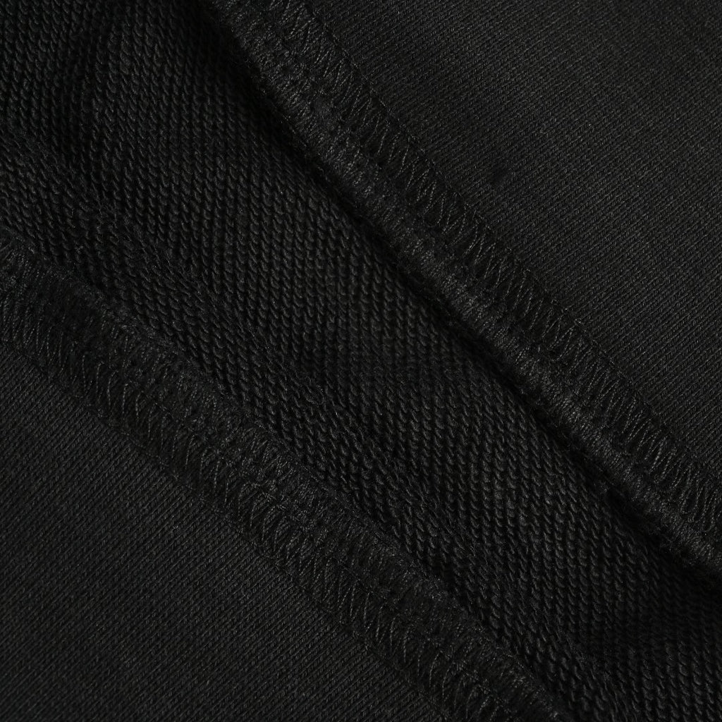 Moncler 2026 Spring/Summer Black Crewneck Sweatshirt with Embroidered Logo