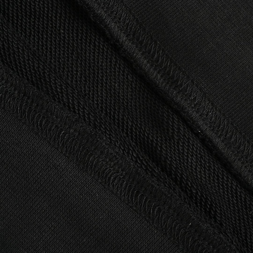 Moncler 2026 Spring/Summer Black Crewneck Sweatshirt with Script Logo