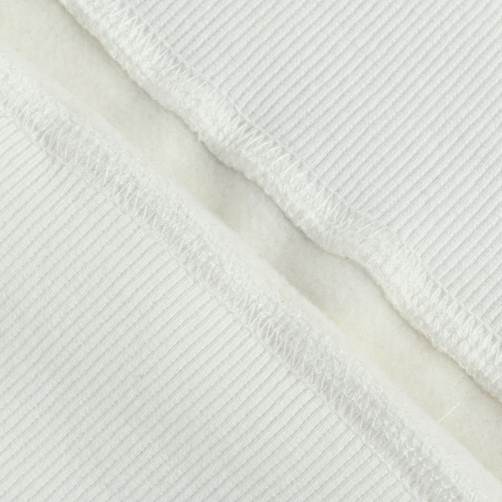 Moncler 2025 Fall/Winter White Crewneck Sweatshirt with Three-Part Logo