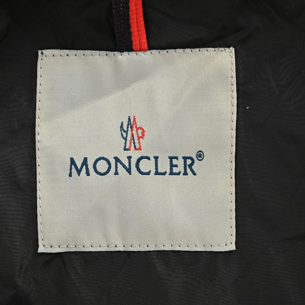 Moncler 2025 Fall/Winter Black Crewneck Sweatshirt with Three-Part Logo