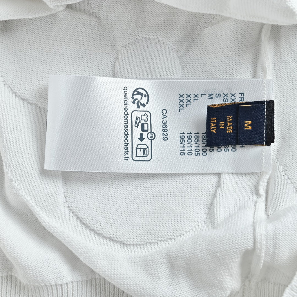 Louis Vuitton Light Blue 3D Textured Jacquard Crewneck Sweater