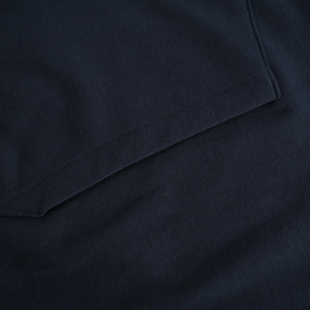 Louis Vuitton Black Hoodie with Monogram-Lined Hood and Drawstrings