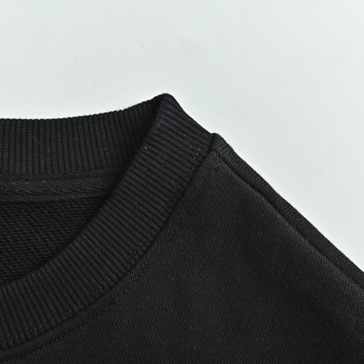 Louis Vuitton 2026 Spring/Summer Black Crewneck Sweatshirt with Fishing Boat Embroidery