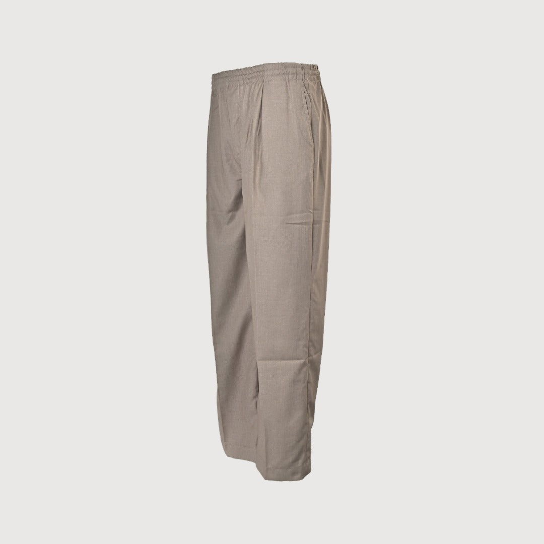 Louis Vuitton 2025 Spring/Summer Khaki Wool Casual Trousers