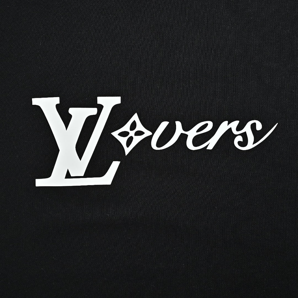 Louis Vuitton 2025 Fall/Winter Black LV Lovers Crewneck Sweatshirt