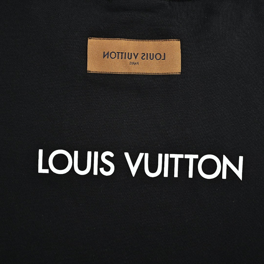 Louis Vuitton 2025 Fall/Winter Black LV Lovers Crewneck Sweatshirt