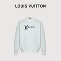 Louis Vuitton 2025 Fall/Winter White LV Lovers Crewneck Sweatshirt
