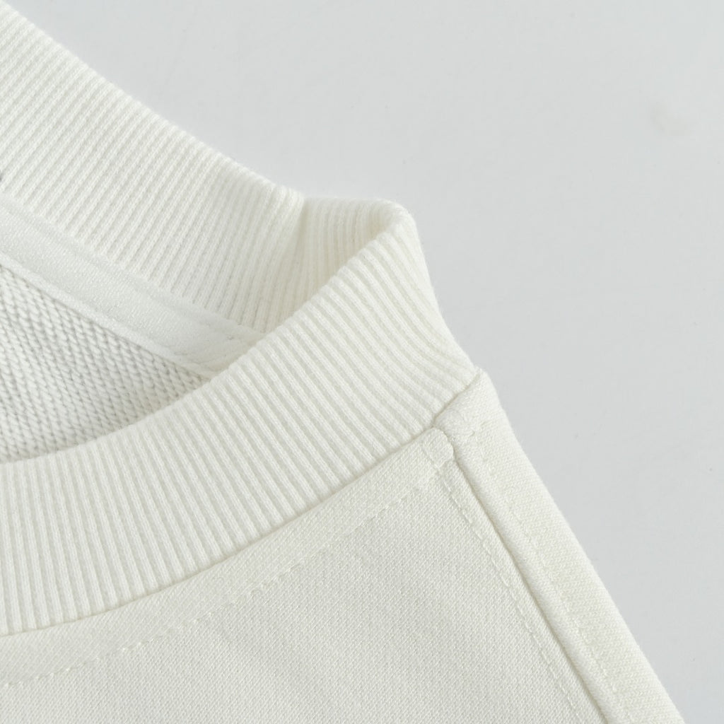 Louis Vuitton 2025 Fall/Winter White Crewneck Sweatshirt with Portrait Graphic