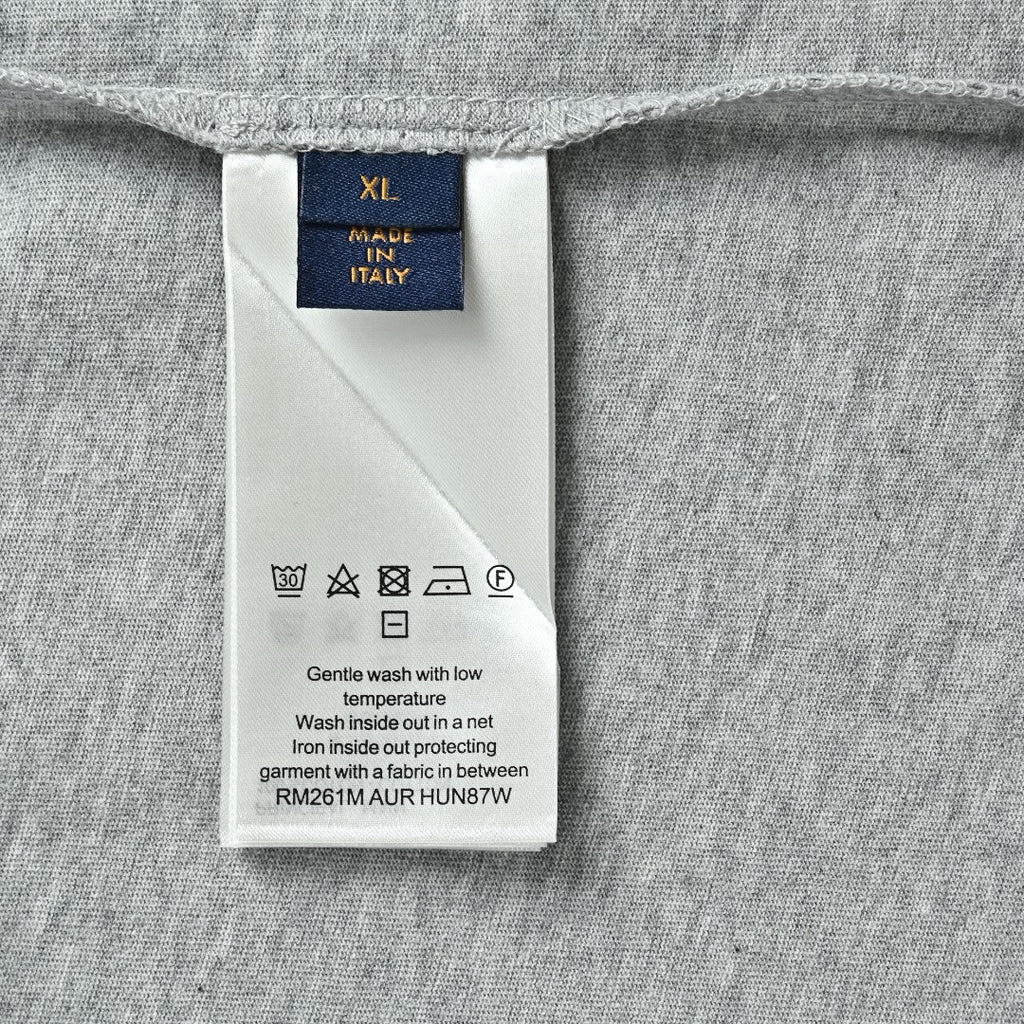 Louis Vuitton Gray Monogram All-Over Print Short-Sleeve T-Shirt
