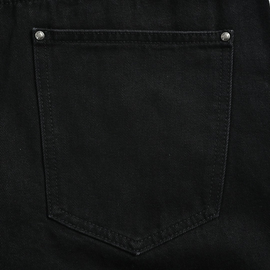 Louis Vuitton 26SS Embroidered Distressed-Logo Jeans