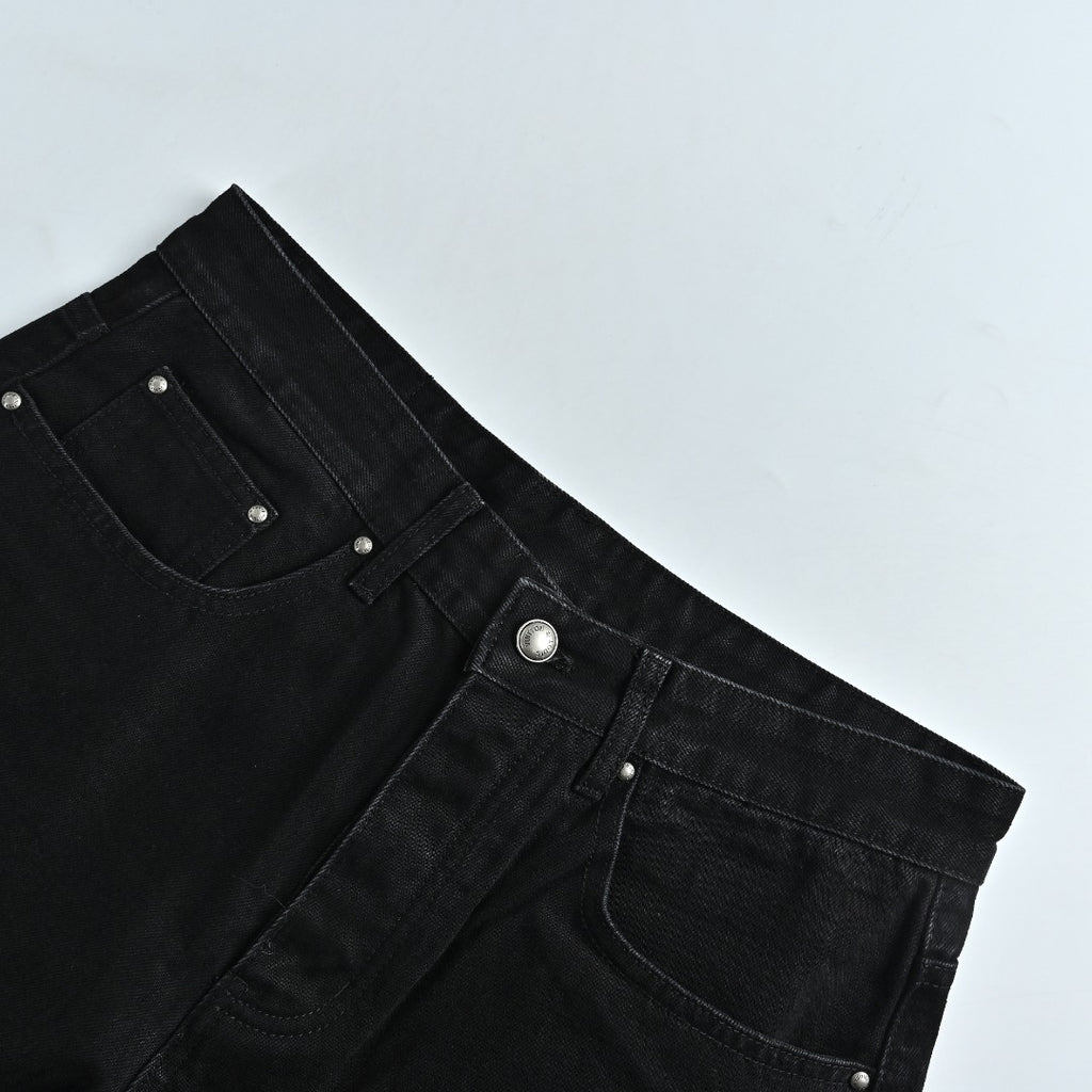 Louis Vuitton 26SS Embroidered Distressed-Logo Jeans