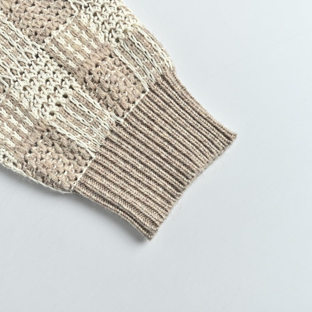 Louis Vuitton Tweed-Effect Check Jacquard Knit Cardigan