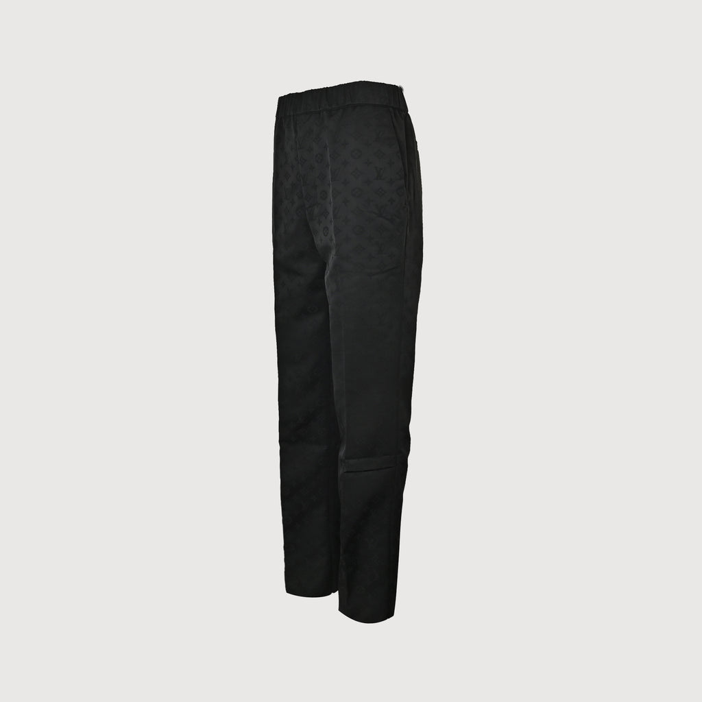 Louis Vuitton Black All-Over Jacquard Suit Trousers