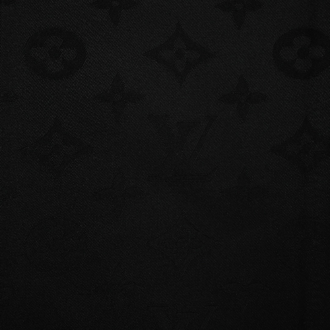 Louis Vuitton Black All-Over Jacquard Suit Trousers