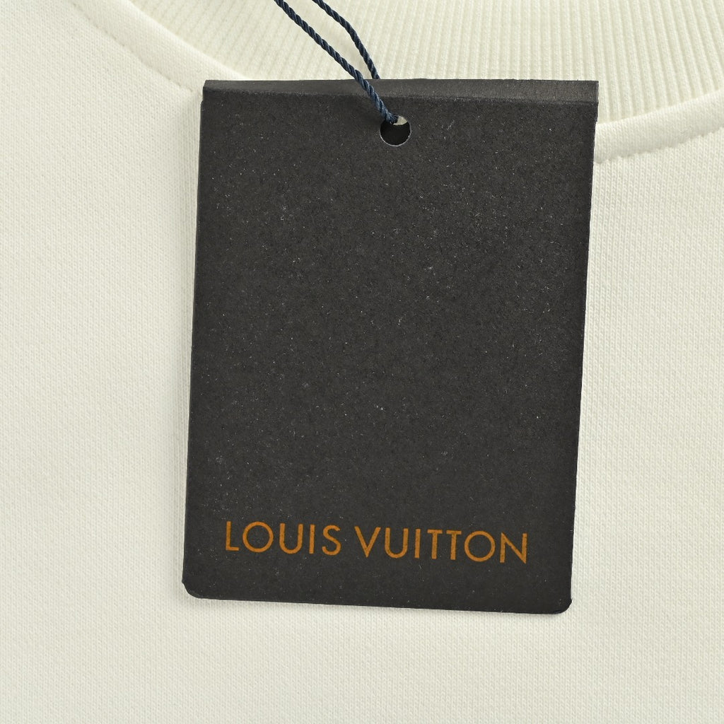 Louis Vuitton 25FW White Monogram Flower Crewneck Sweatshirt