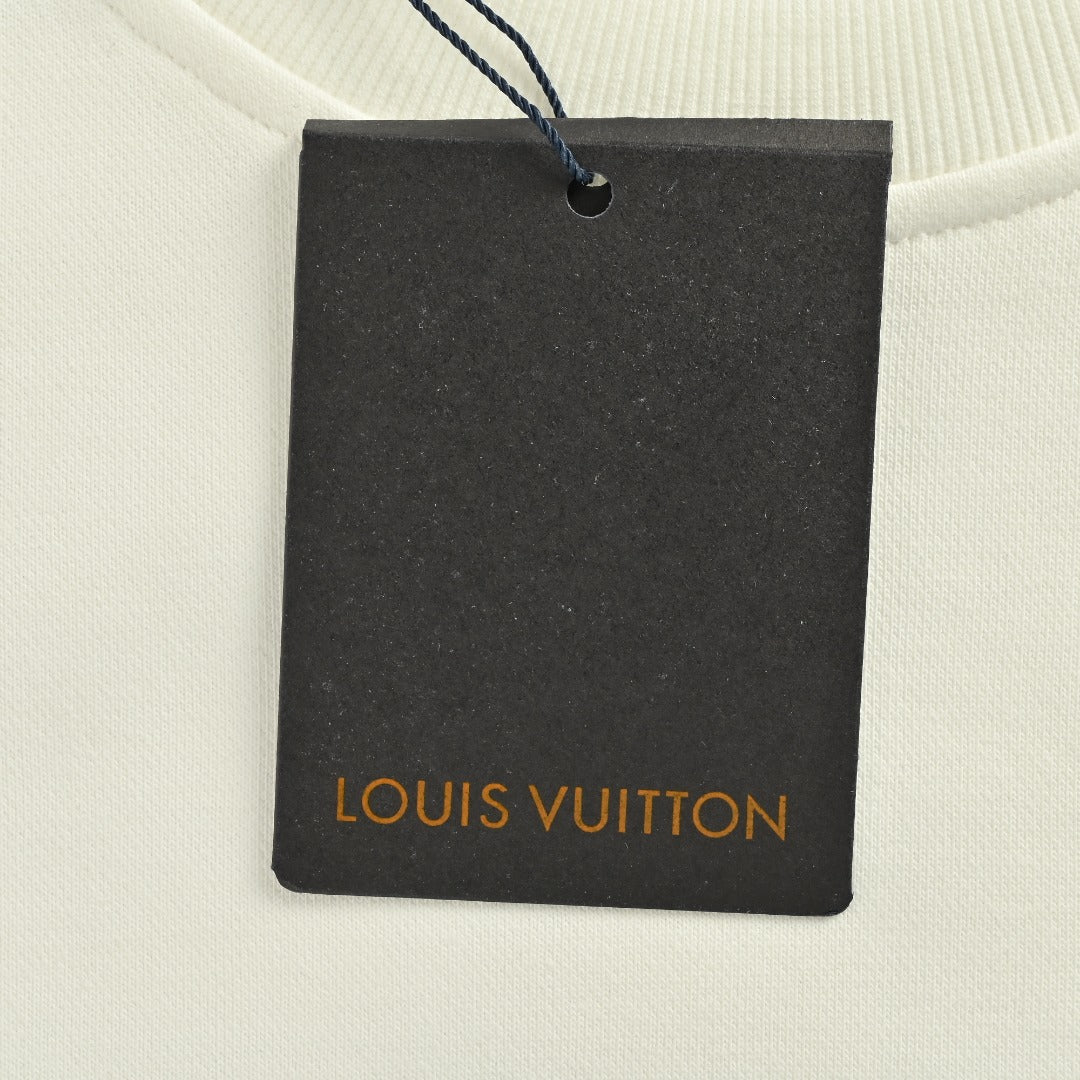Louis Vuitton 25FW White Monogram Flower Crewneck Sweatshirt