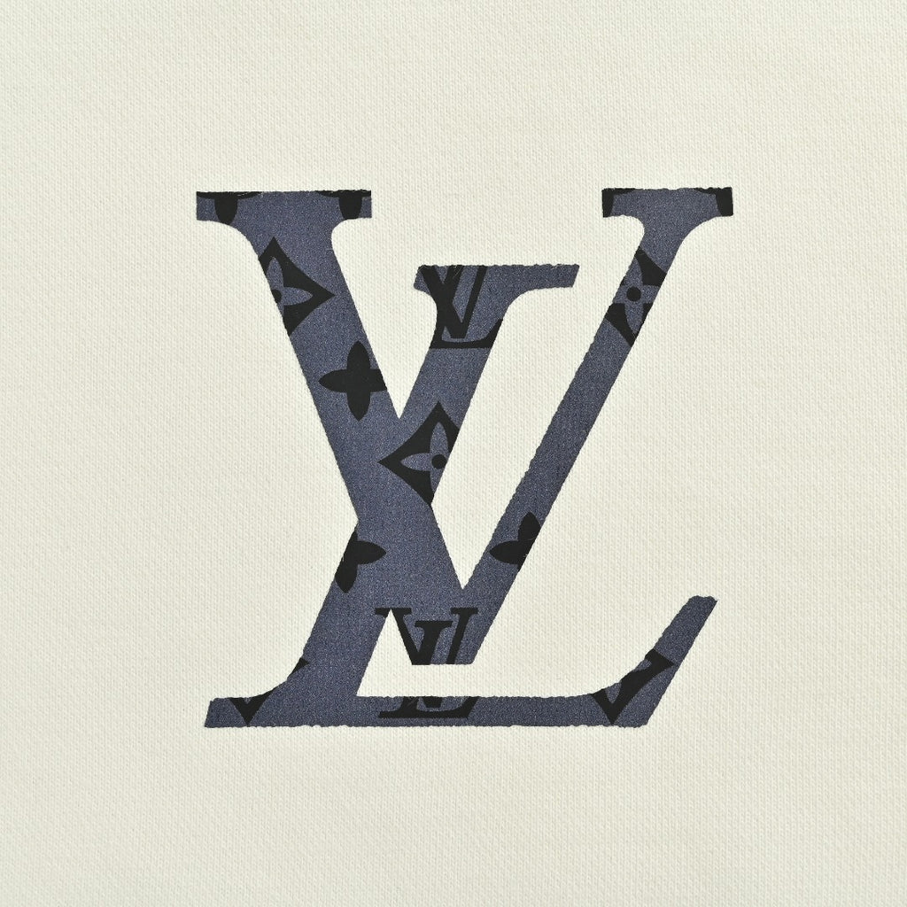 Louis Vuitton 25FW White Monogram Flower Crewneck Sweatshirt