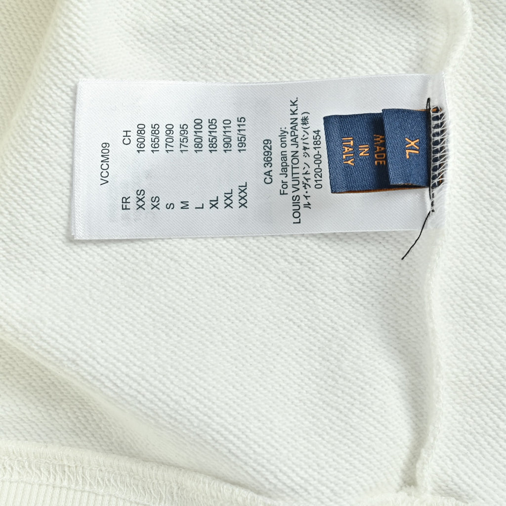 Louis Vuitton White Sailboat Embroidered Hoodie