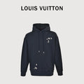 Louis Vuitton Black Sailboat Embroidered Hoodie