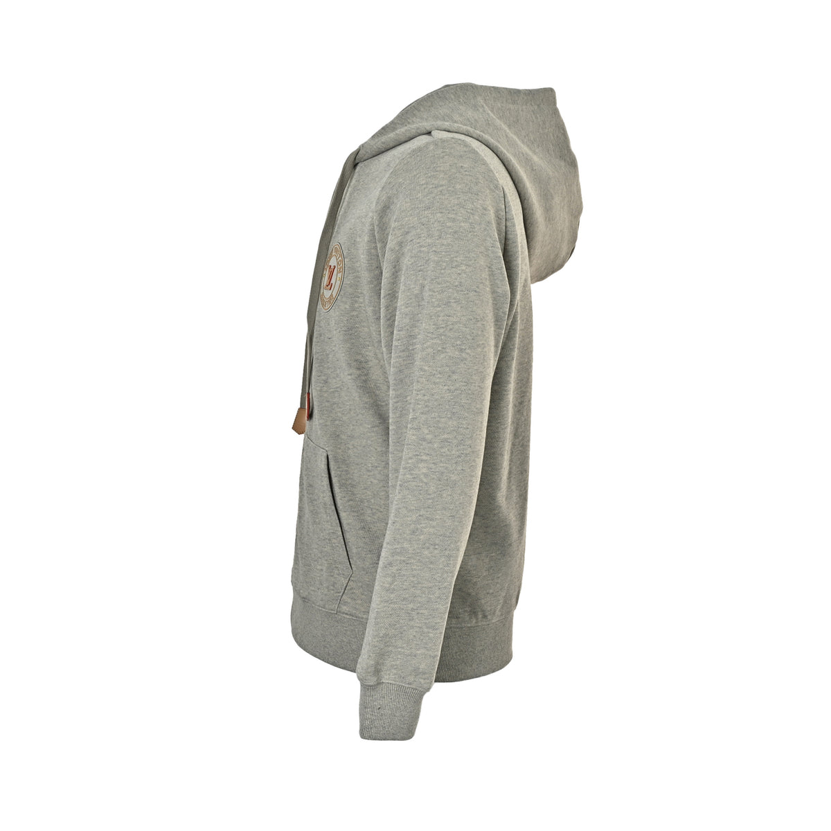 Louis Vuitton Circular Logo Zip-Up Hooded Jacket