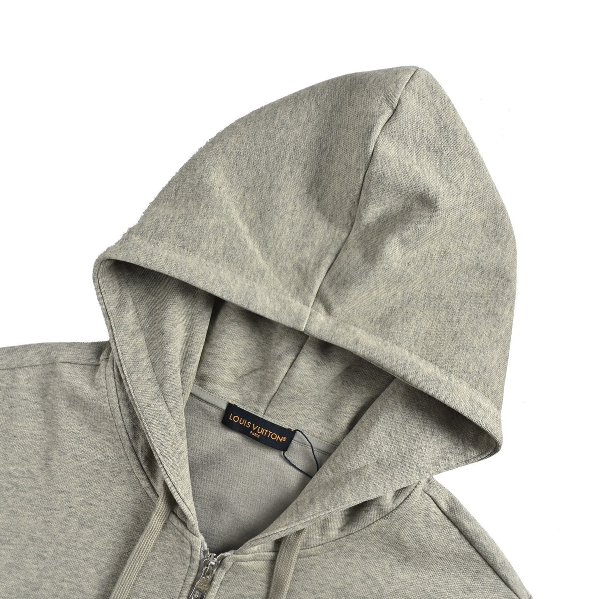 Louis Vuitton Circular Logo Zip-Up Hooded Jacket