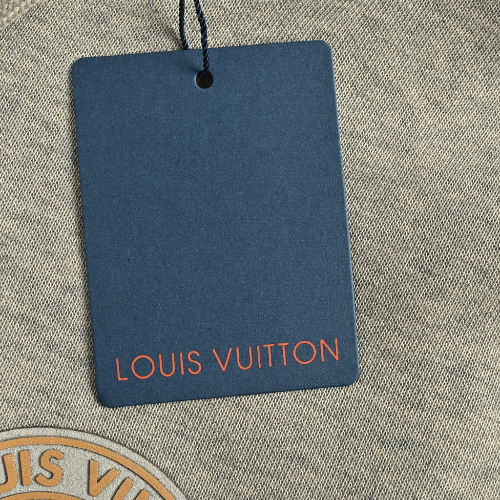 Louis Vuitton Circular Logo Zip-Up Hooded Jacket