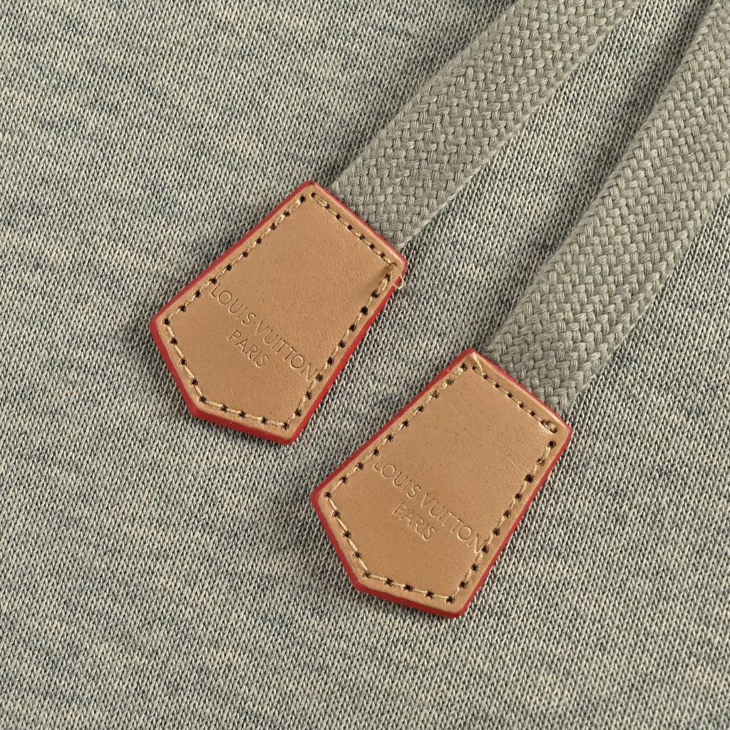 Louis Vuitton Circular Logo Zip-Up Hooded Jacket