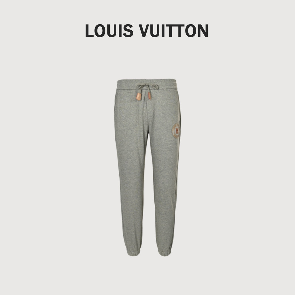 Louis Vuitton Circular Logo Drawstring Jogger Pants